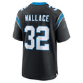 Punc C.Panthers #32 Trevin Wallace Black Team Game Jersey