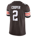 Punc C.Browns #2 Amari Cooper Brown Vapor F.U.S.E. Limited Jersey