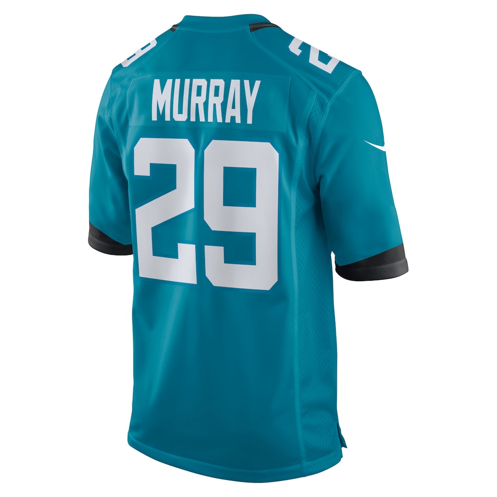 Punc J.Jaguars #29 Eric Murray Teal Team Game Jersey