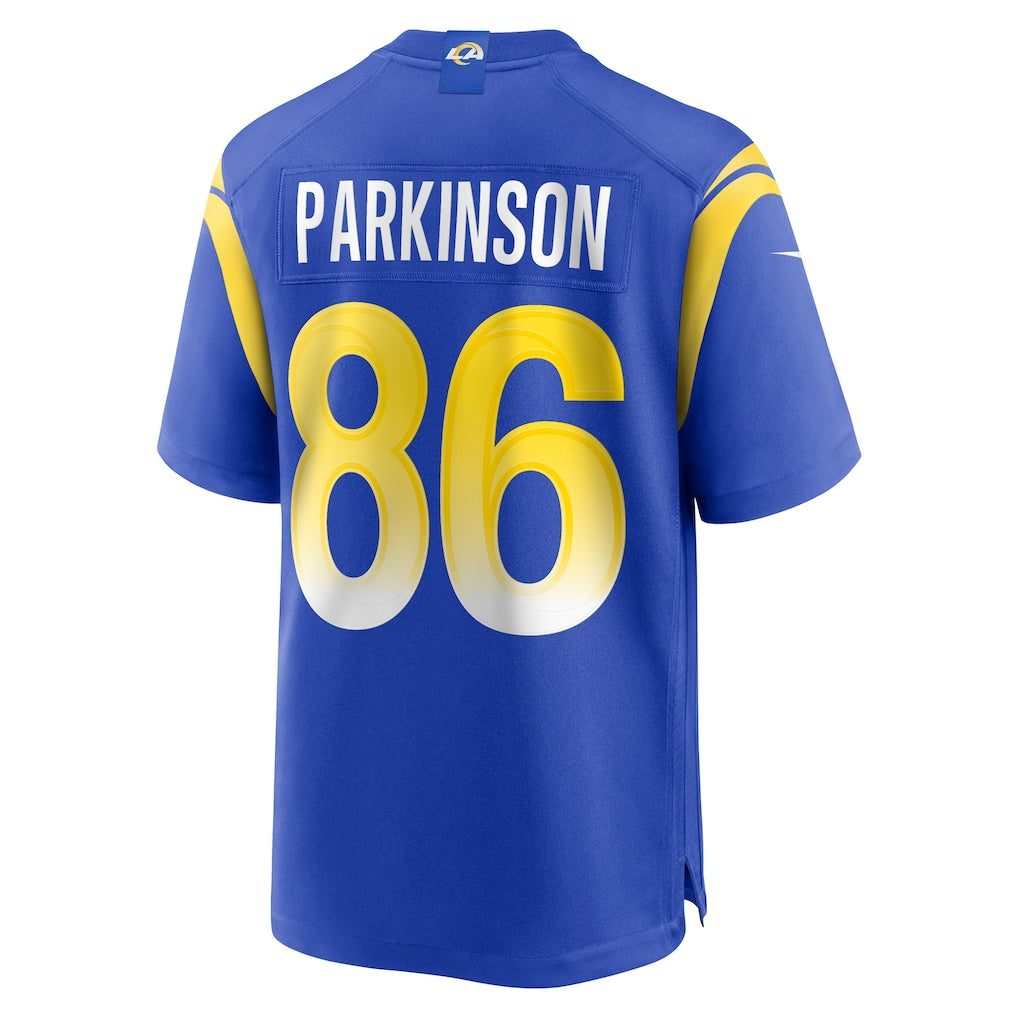 Punc LA.Rams #86 Colby Parkinson Royal Game Jersey