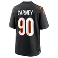 Punc C.Bengals #90 Owen Carney Black Home Game Player Jersey