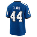 Punc IN.Colts #44 Dallas Clark Blue Retired Player Alternate Game Jersey