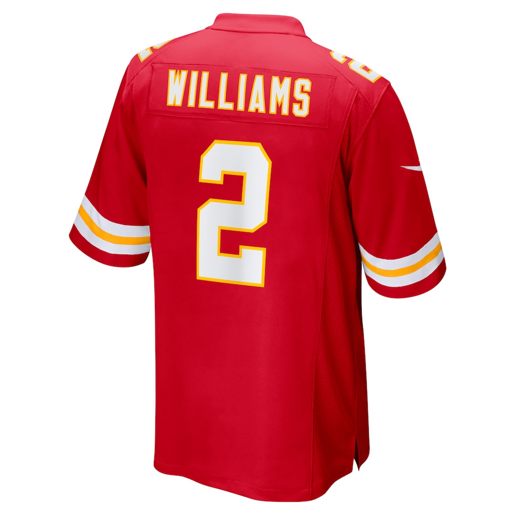 Punc KC.Chiefs #2 Joshua Williams Red Game Jersey