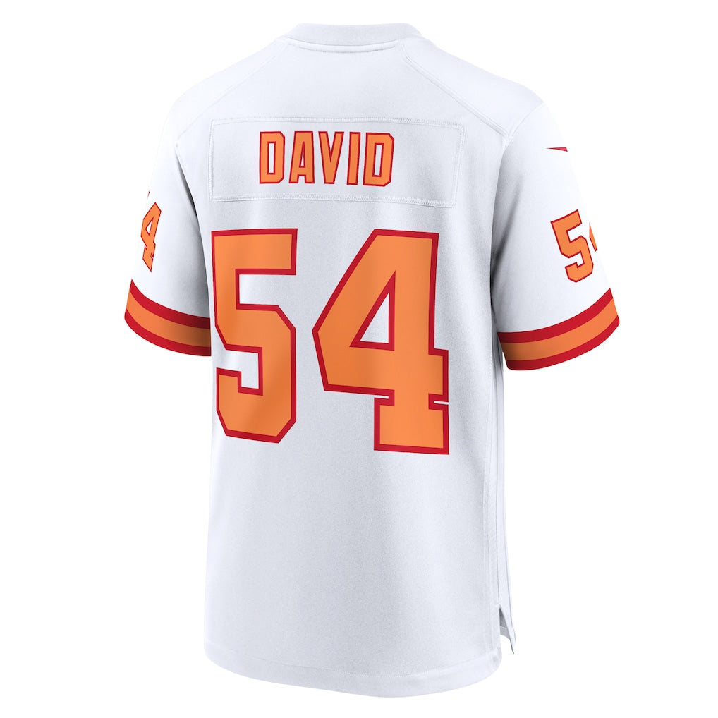 Punc TB.Buccaneers #54 Lavonte David White 50th Season Game Jersey