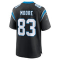 Punc C.Panthers #83 David Moore Black Game Jersey