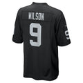 Punc LV.Raiders #9 Tyree Wilson Black Game Jersey