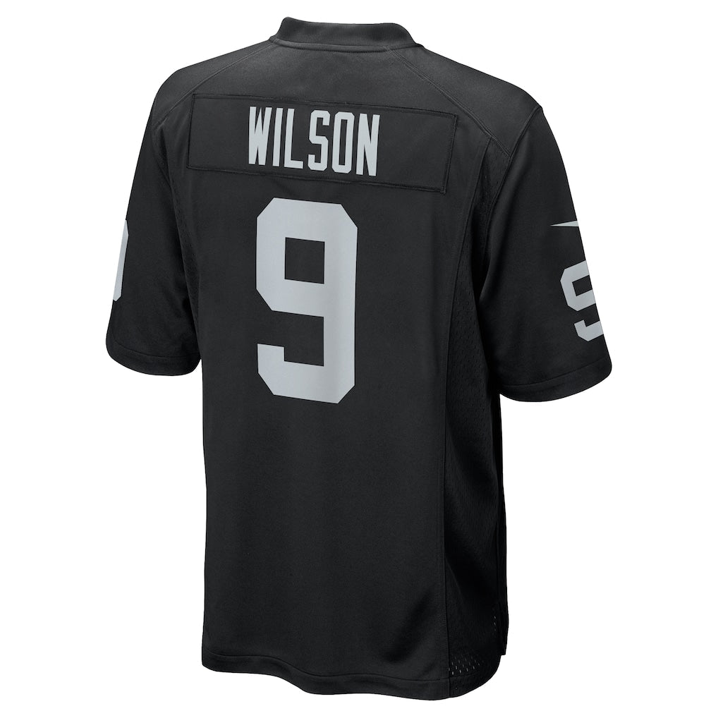 Punc LV.Raiders #9 Tyree Wilson Black Game Jersey