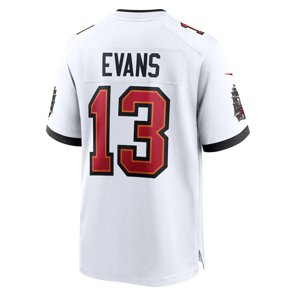 Punc TB.Buccaneers #13 Mike Evans White 50th Season White Game Jersey