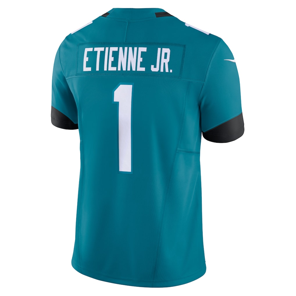Punc J.Jaguars #1 Travis Etienne Jr Teal Vapor F.U.S.E. Limited Jersey