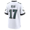 Punc P.Eagles #17 Nakobe Dean White Game Jersey