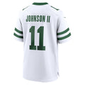 Punc NY.Jets #11 Jermaine Johnson II Legacy White Game Jersey