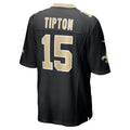 Punc NO.Saints #15 Mason Tipton Black Team Game Jersey