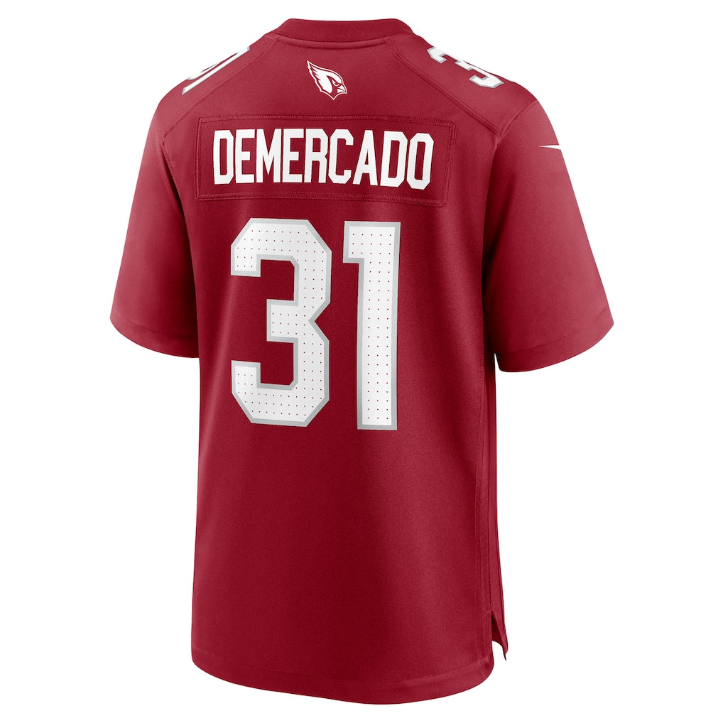 Punc A.Cardinals #31 Emari Demercado Cardinal Team Game Jersey