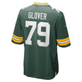 Punc GB.Packers #79 Travis Glover Green Game Jersey