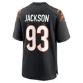 Punc C.Bengals #93 McKinnley Jackson Black Game Jersey