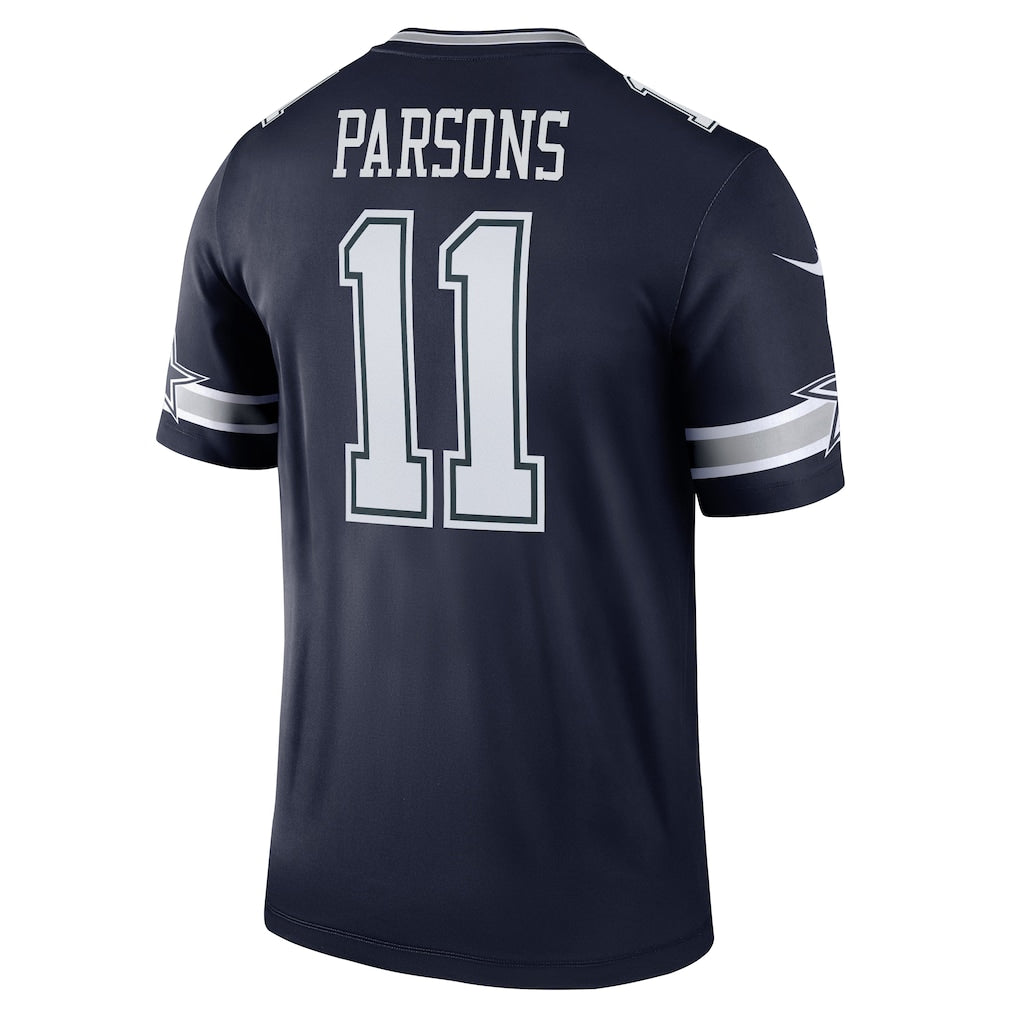 Punc D.Cowboys #11 Micah Parsons Navy Legend Player Performance Top Jersey
