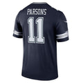 Punc D.Cowboys #11 Micah Parsons Navy Legend Player Performance Top Jersey