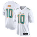 Punc #10 Tyreek Hill Player M.Dolphins White Fashion Game Stitched Jerseys