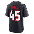 Punc H.Texans #45 E.J. Speed Navy Team Game Jersey