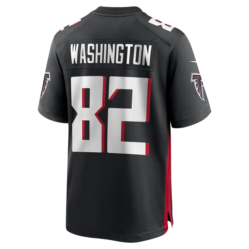 Punc A.Falcons #82 Casey Washington Black Team Game Jersey