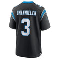 Punc C.Panthers #3 Princely Umanmielen Black Team Game Jersey