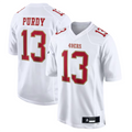 Punc SF.49ers #13 Brock Purdy Player Tundra White Fashion Game Stitched Jerseys