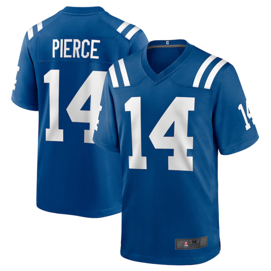 Punc #14 Alec Pierce Player IN.Colts Player Game Stitched Jerseys - Royal