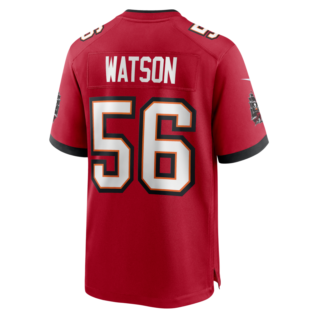 Punc TB.Buccaneers #56 Desmond Watson Red Team Game Jersey