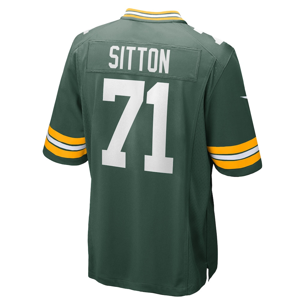 Punc GB.Packers #71 Josh Sitton Green Game Jersey