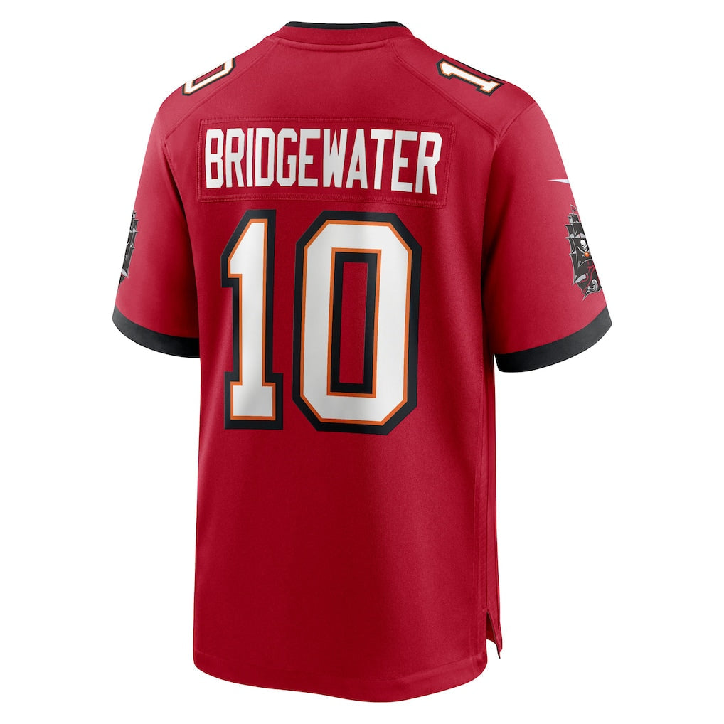 Punc TB.Buccaneers #10 Teddy Bridgewater Red Team Game Jersey