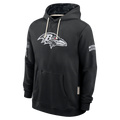 Punc B.Ravens Black 2026 Salute to Service Sideline Dri-FIT Pullover Hoodie Jerseys