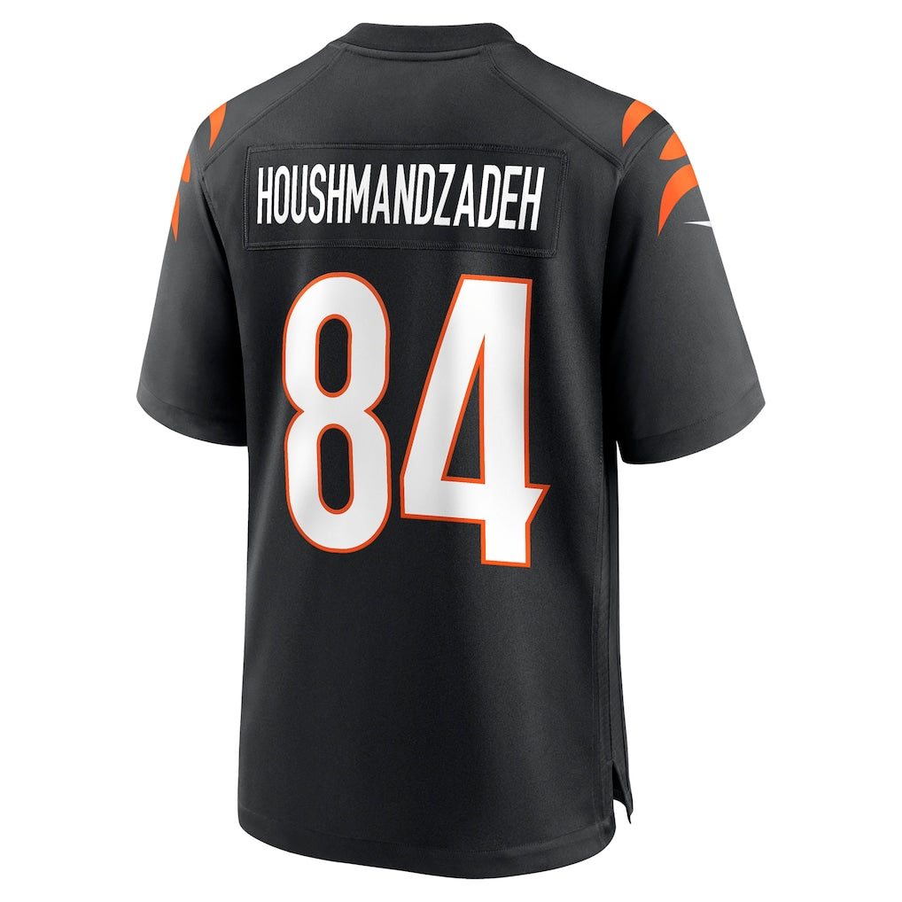 Punc C.Bengals #84 T-J Houshmandzadeh Black Team Retired Player Game Jersey