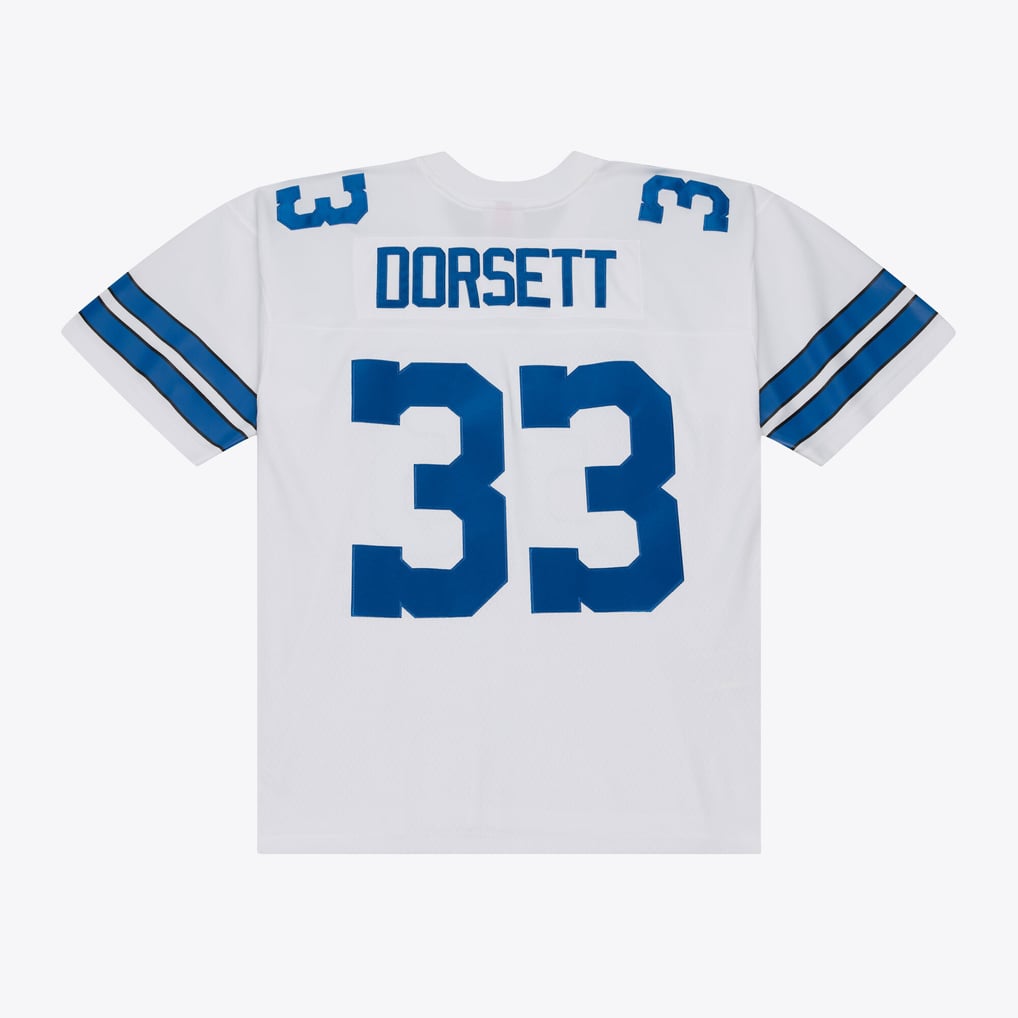 Punc D.Cowboys #33 Tony Dorsett Mitchell & Ness White Retired Legacy Replica Player Jersey