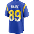 Punc LA.Rams #89 Tyler Higbee Royal Game Player Jersey