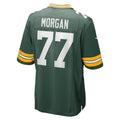 Punc GB.Packers #77 Jordan Morgan Green Game Jersey