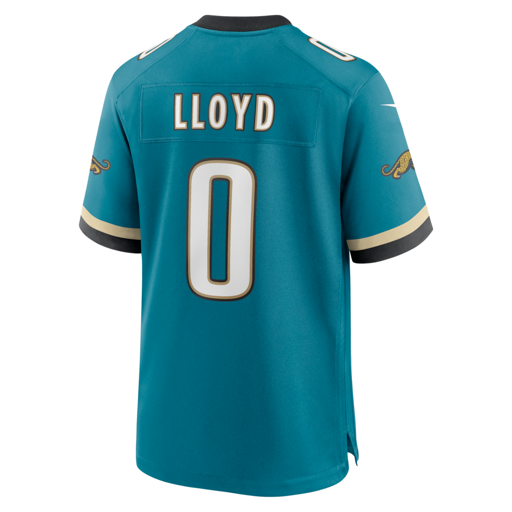 Punc J.Jaguars #0 Devin Lloyd Teal Alternate 2 Prowler Throwback Game Jersey