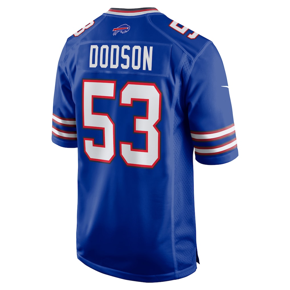 Punc B.Bills #53 Tyrel Dodson Royal Team Game Jersey