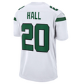 Punc #20 Breece Hall Player NY.Jets White Away Game Stitched Jersey