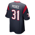 Punc H.Texans #31 Dameon Pierce Navy Game Player Jersey