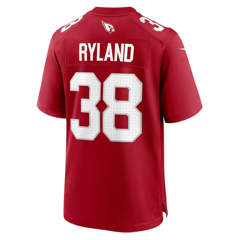 Punc A.Cardinals #38 Chad Ryland Cardinal Team Game Jersey
