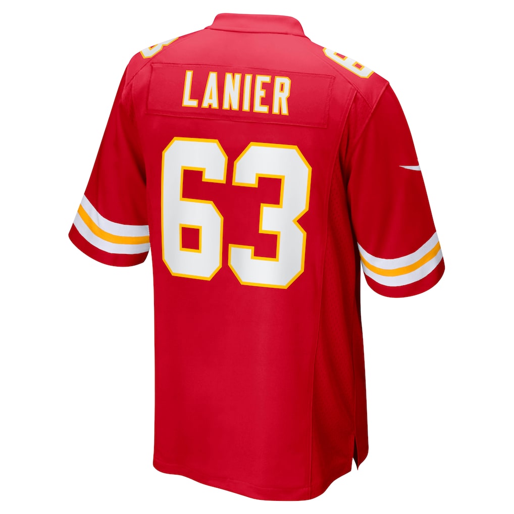 Punc KC.Chiefs #63 Willie Lanier Red Retired Player Jersey