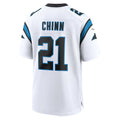 Punc C.Panthers #21 Jeremy Chinn White Game Jersey