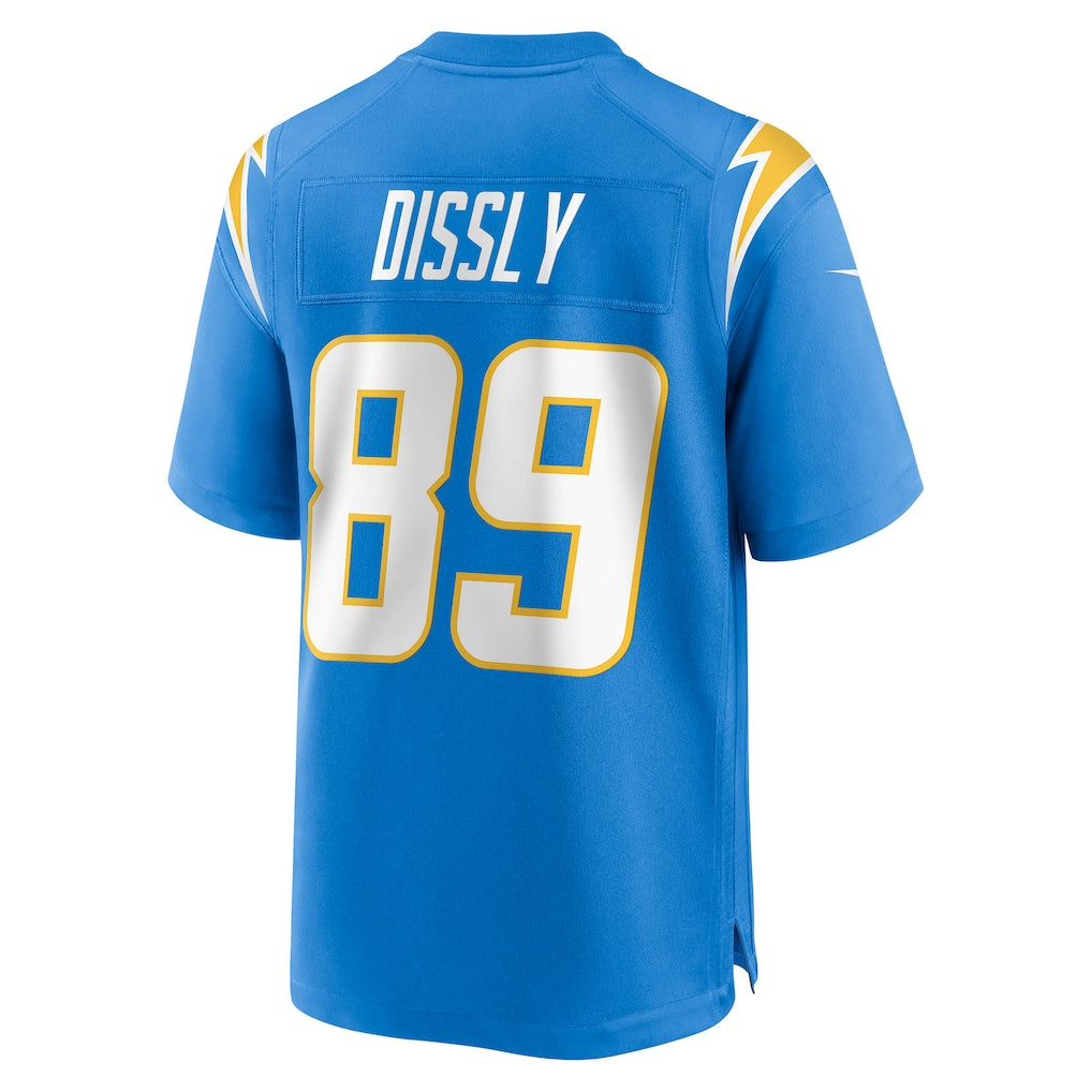 Punc LA.Chargers #89 Will Dissly Powder Blue Team Game Jersey