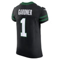 Punc NY.Jets #1 Ahmad Sauce Gardner Black Vapor F.U.S.E. Elite Jersey
