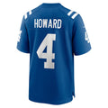 Punc IN.Colts #4 Xavien Howard Royal Team Game Jersey