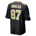 Punc NO.Saints #87 Foster Moreau Black Game Jersey