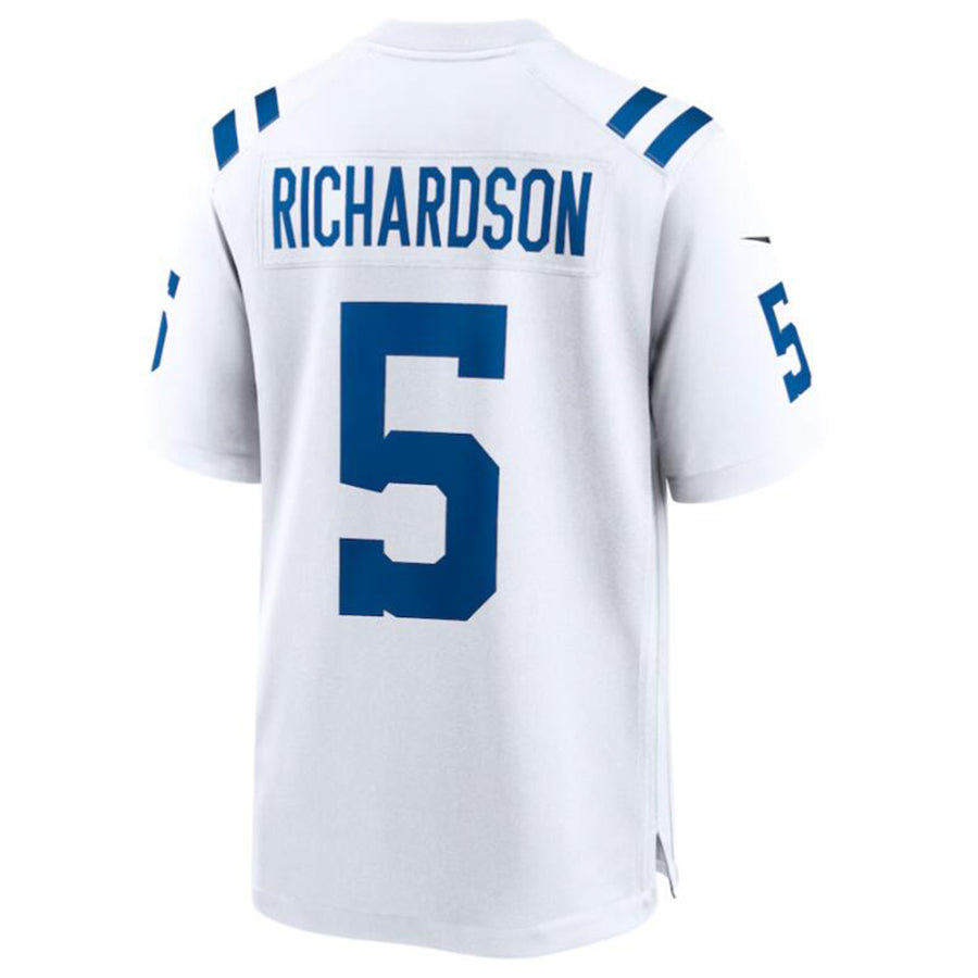 Punc IN.Colts #5 Anthony Richardson White 2023 Draft First Round Pick Game Stitched Jerseys