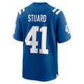 Punc IN.Colts #41 Grant Stuard Royal Game Player Jersey
