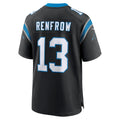 Punc C.Panthers #13 Hunter Renfrow Black Team Game Jersey