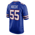 Punc B.Bills #55 Michael Hoecht Royal Team Game Jersey